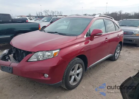2011 Lexus Rx 350 z USA, uszkodzony, nr VIN JTJBK1BA6B2013855